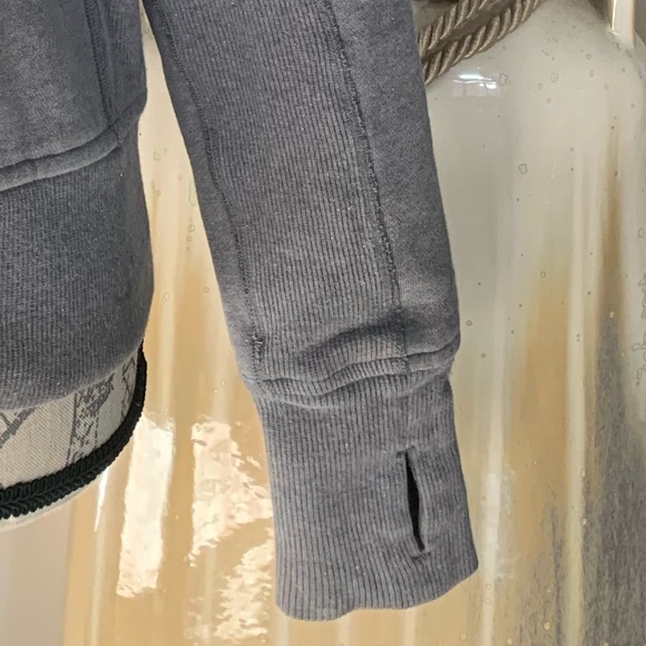 Grey Lululemon Zip Up Sweatshirt - Picture 5 of 5
